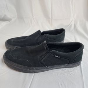 Vans slip on all black size 13